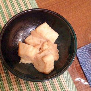 冷凍豆腐の麺つゆステーキ